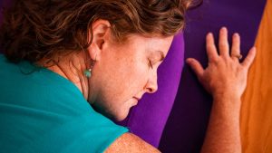 woman relaxing during massage