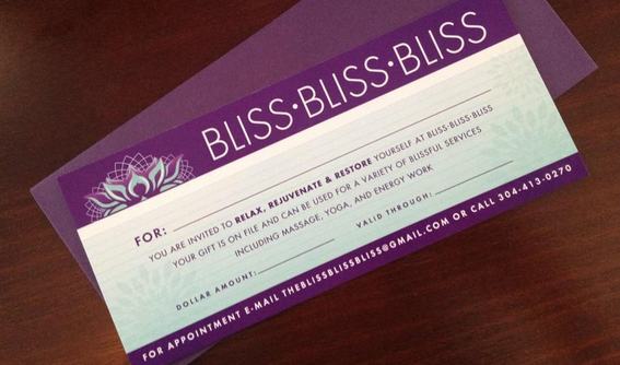 Bliss Gift Certificate